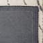(C189) Crosby St. Ivory Geometric Shag Area Rug, 8x10