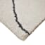 (C189) Crosby St. Ivory Geometric Shag Runner, 2x6
