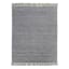 (B799) Crosby St. Grey Herringbone Area Rug, 8x10