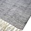 (B799) Crosby St. Grey Herringbone Area Rug, 8x10