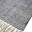 (B799) Crosby St. Grey Herringbone Runner, 2x6