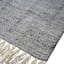 (B799) Crosby St. Grey Herringbone Accent Rug, 2x3