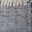 (B799) Crosby St. Grey Herringbone Accent Rug, 2x3