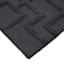(A481) Crosby St. Black Geometric Line Accent Rug, 2x4