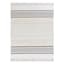 (B801) Honeybloom Ivory Striped Area Rug, 8x10