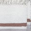 (B801) Honeybloom Ivory Striped Area Rug, 8x10
