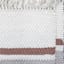 (B801) Honeybloom Ivory Striped Runner, 2x6