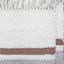 (B801) Honeybloom Ivory Striped Accent Rug, 2x3