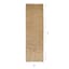 (B851) Honeybloom Wynn Jute Runner, 2x7