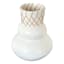 Found & Fable Gashia White Terracotta Vase With Rattan, Large