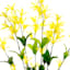 Yellow Freesia Floral Bush, 21"