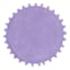 Tiny Dreamers Purple Round Pom-Pom Accent Rug, 3'