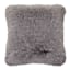 Grant Gunmetal Throw Pillow, 17"