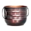 Bronze Metal Handle Outdoor Pot, Large
