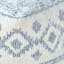 Honeybloom Blue & Cream Pouf