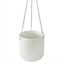 Indoor Hanging White Modern Ceramic Pot, 4"