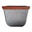 Southlake Galvanized Square Outdoor Planter, Large