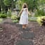 Flexible Medallion Outdoor Garden Stepping Stone, 18"