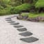 Natural Slate Pathway Outdoor Garden Stepping Stone, 18x22