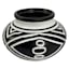 Tracey Boyd Black & White Ceramic Vase, 5"