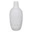 Ty Pennington White Ceramic Rope Vase, 7"