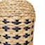 Tracey Boyd Natural & Black Wicker Woven Bottle Vase, 24"