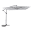 Providence Offset Striped Square Outdoor Patio Umbrella, 8'