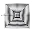 Providence Offset Striped Square Outdoor Patio Umbrella, 8'