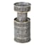 Tracey Boyd Metal Embossed Pillar Candle Holder, 8.5"