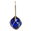 Ty Pennington Hanging Blue Glass Sphere, 6"