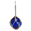 Ty Pennington Hanging Outdoor Blue Glass Sphere, 6"