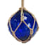 Ty Pennington Hanging Outdoor Blue Glass Sphere, 6"