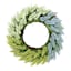 Blue & Green Heather Floral Wreath, 28"