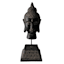 Found & Fable Grey Buddha Head Figurine, 12"