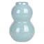 Celadon Green Glass Vase, 7"