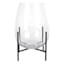 Found & Fable Glass Hurricane Candle Holder, 6"