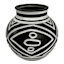Tracey Boyd Black & White Ceramic Vase, 6"