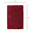 (C24) Plain Red Long Pile Shag, 3x5