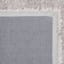 (C100) Mixed Silver Shag Area Rug, 5x7