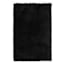 Accent Solid Black Thick Pile Shag, 2x4
