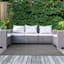 Brentwood Grey Double Quatrefoil Indoor & Outdoor Area Rug, 4x6
