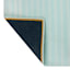 Tiny Dreamers Camden Aqua Striped Accent Rug, 3x5