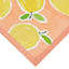 Coral Lemons Washable Kitchen Mat, 21x34