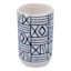 Tracey Boyd Blue Patterned Ceramic Vase, 5"