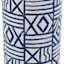 Tracey Boyd Blue Patterned Ceramic Vase, 5"