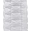 Found & Fable White Origami Design Ceramic Vase, 10.5"