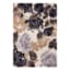 (A367) Natural Soft Touch Floral Area Rug, 7x10