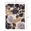(A367) Natural Soft Touch Floral Area Rug, 5x7