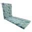 Sanya Blue Outdoor Basic Chaise Lounge Cushion