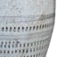 Tall White Cyber Ceramic Outdoor Planter, Medium
